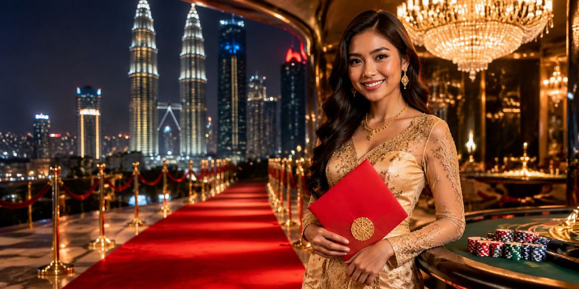Pemain Kuala Lumpur menerima bonus sampul merah perayaan Tahun Baru Cina dari 4tube